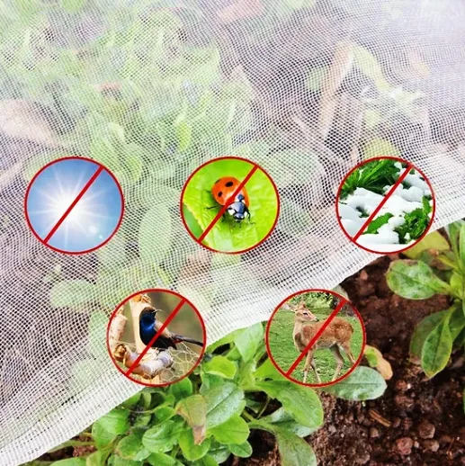 Weather Resistant Mesh Netting for Garden Keep Birds Squirrels and Insects Out